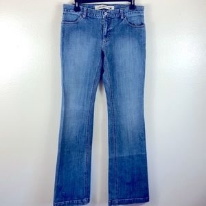 Gap long and lean stretch bootcut jeans size 6L